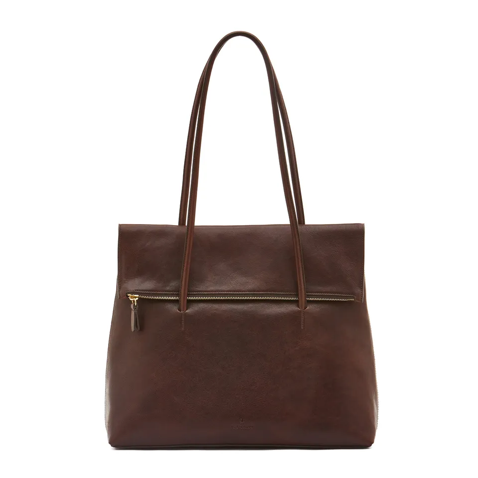 Il Bisonte Anna Shopper Café Vintage Rindsleder
