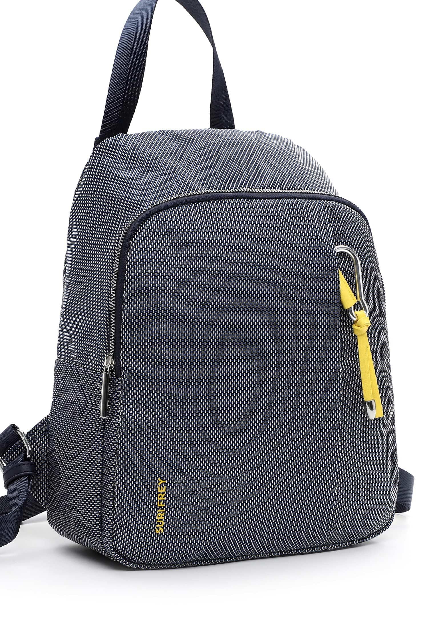 SURI FREY Marry Rucksack Blau mit 2 Hauptfächern