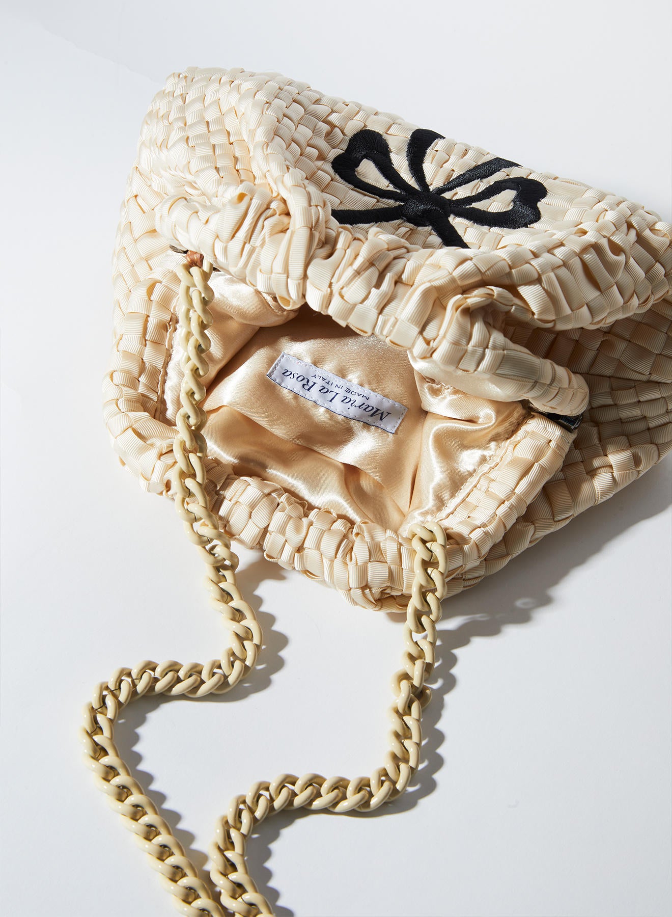 Maria la Rosa Ivy WBW26.35 Clutch Off White Schleife