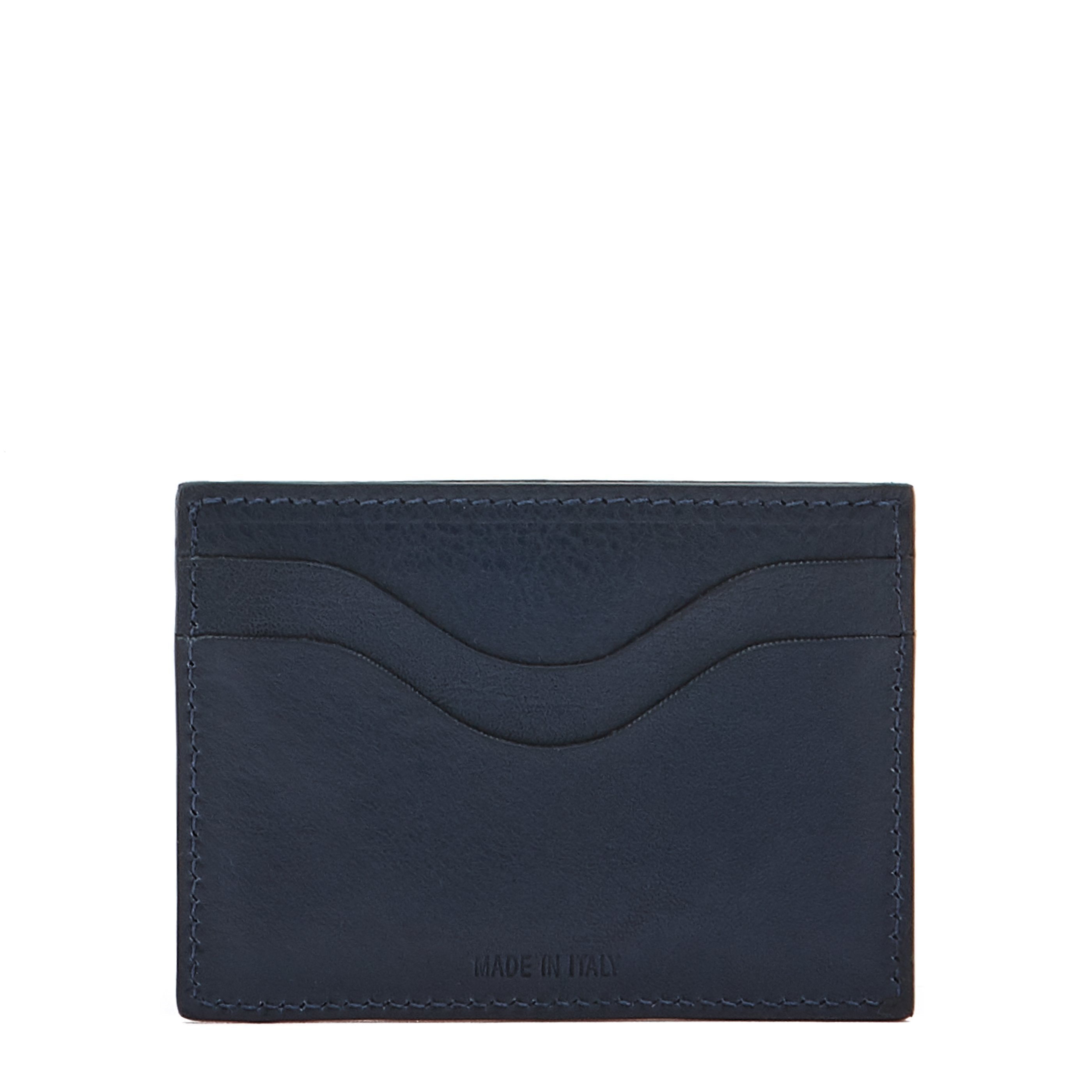 Il Bisonte Salina Kartenetui Leder blau