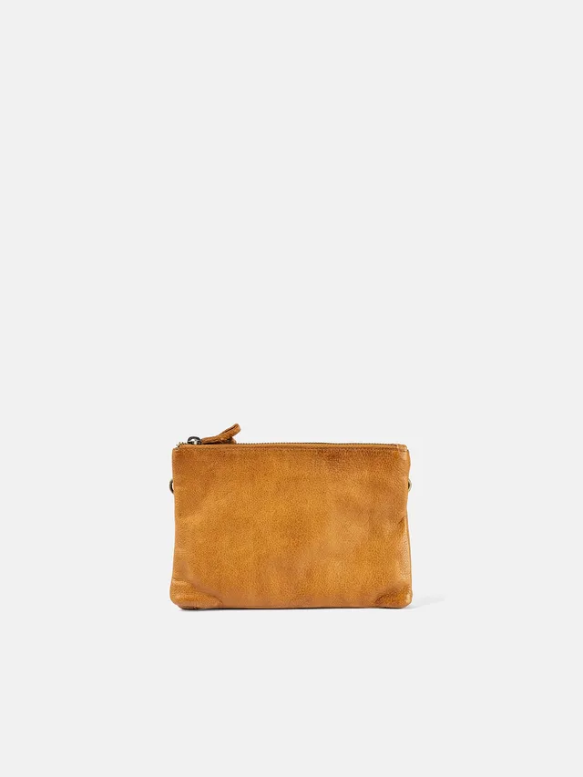 RE:DESIGNED Oslo Umhängetasche Burned Tan Leder