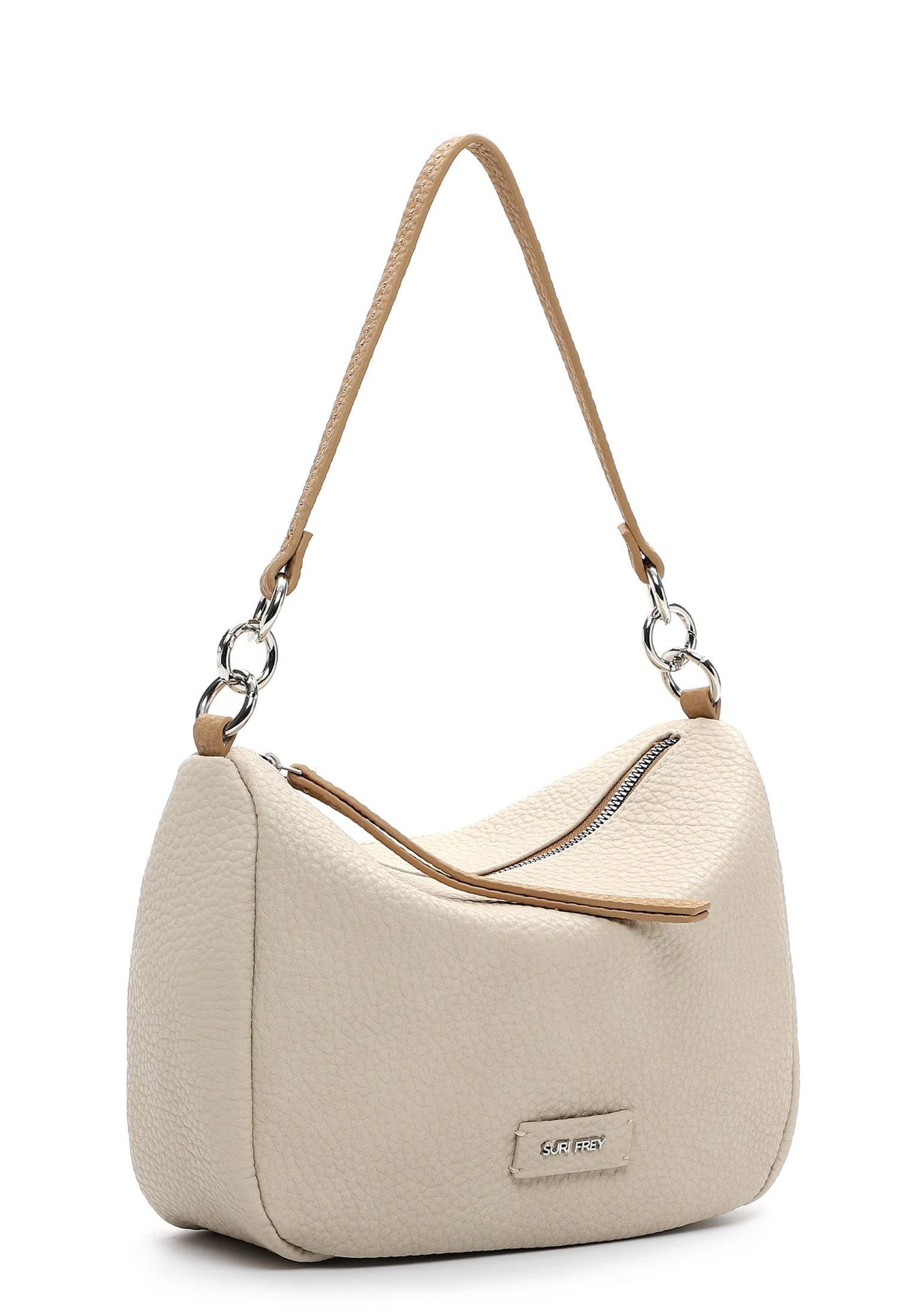 SURI FREY Batty Shoulder Bag Schultertasche Beige Klappe
