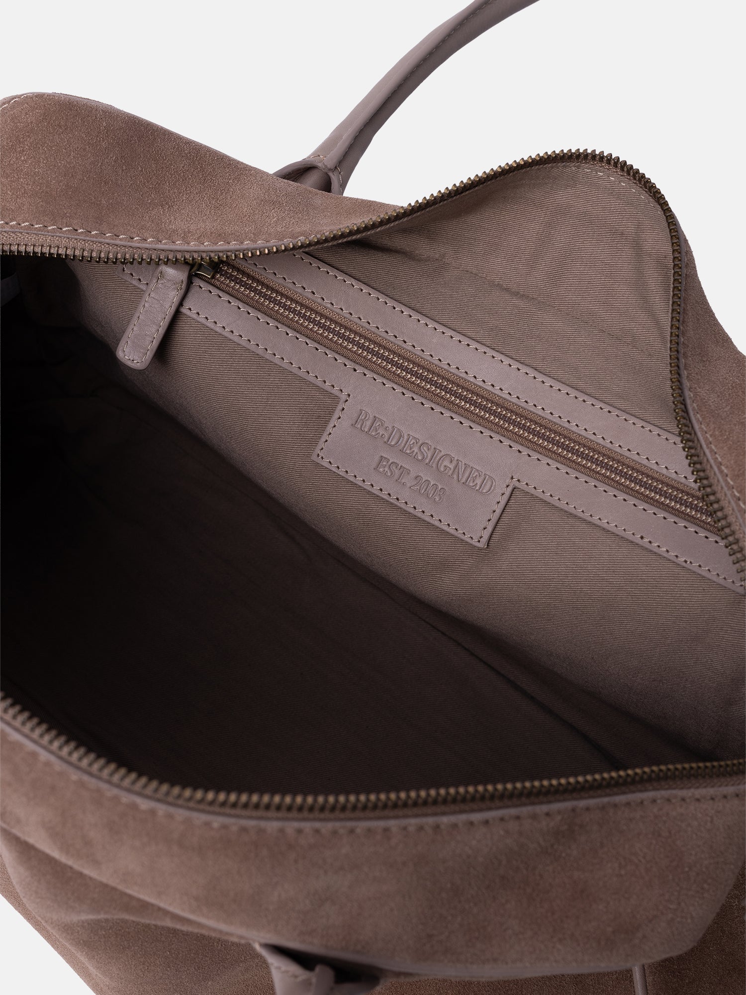 RE:DESIGNED Solin Big Handtasche Grey Vollleder