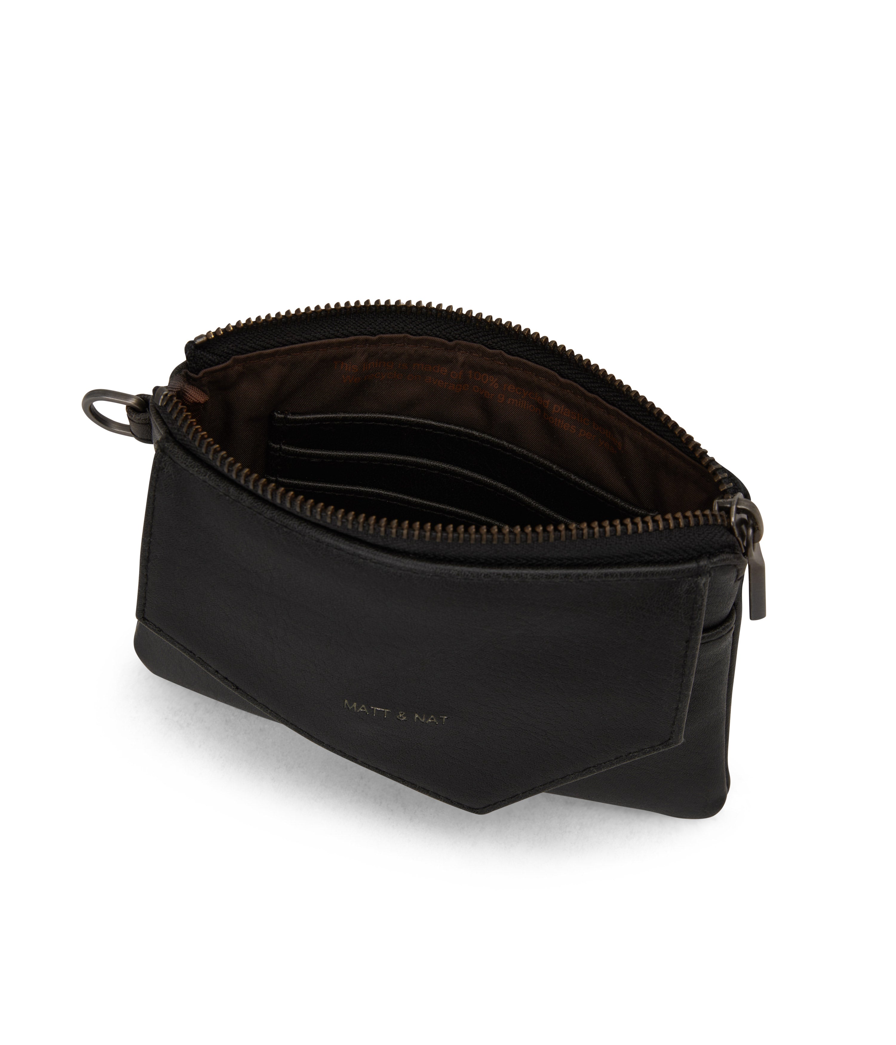 Matt & Nat Vintage Nia SM Geldbörse Schwarz klein