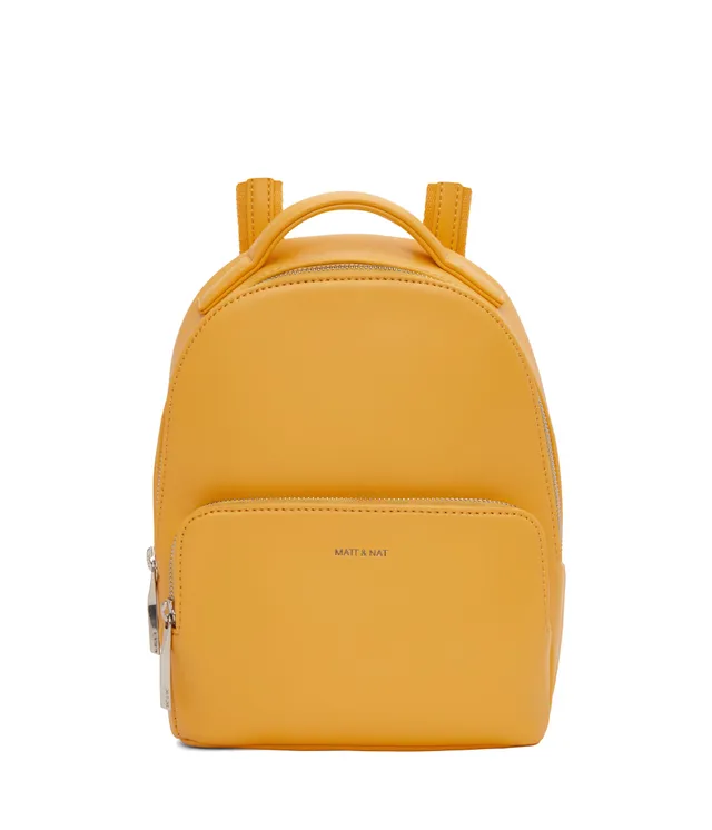 Matt & Nat Carosm Loom Rucksack Klein Schwarz vegan