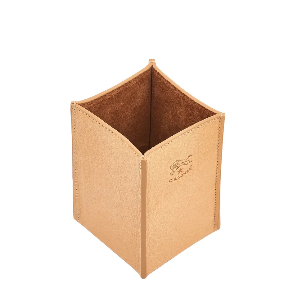 Il Bisonte Office Stiftehalter Natur Vollleder