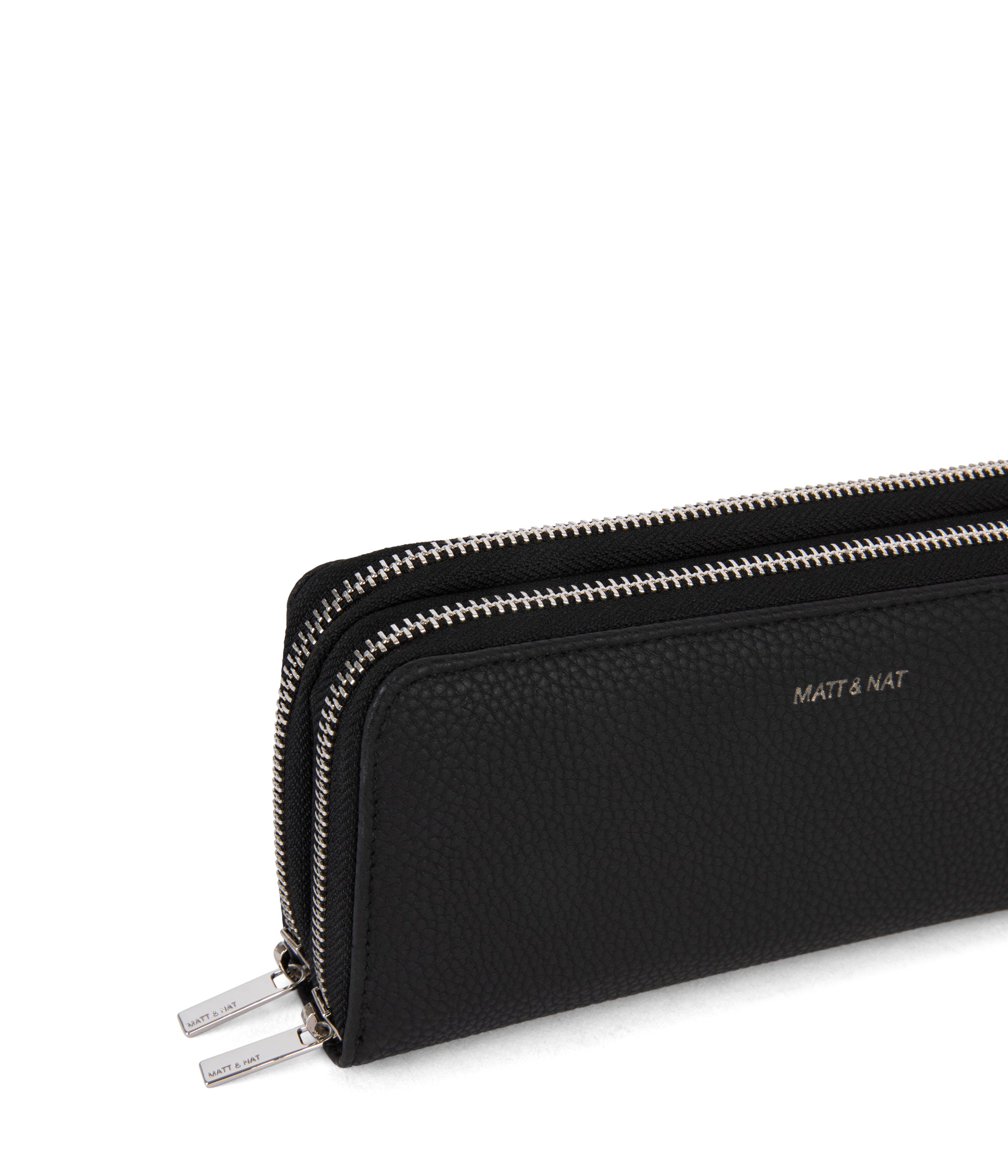 Matt & Nat Sublime Grain Geldbörse Black vegan