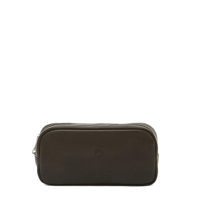 Il Bisonte Cestello Etui Schwarz Vintage-Leder