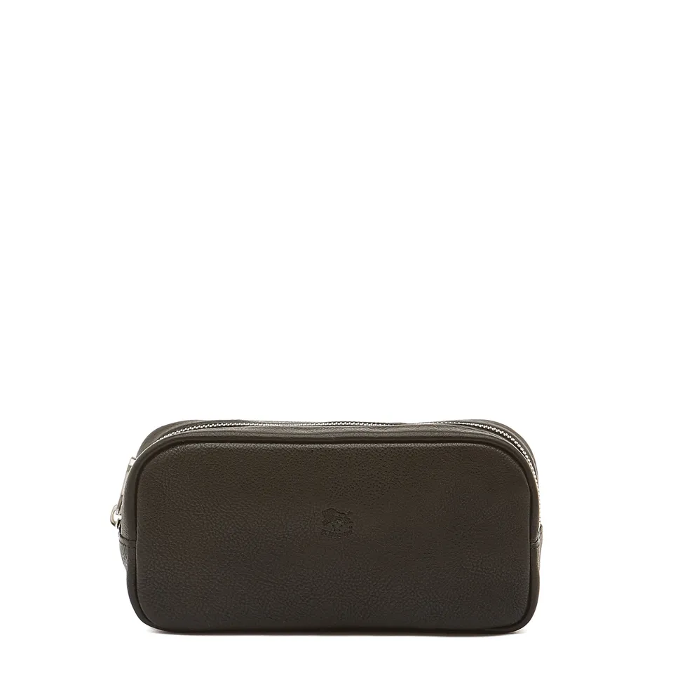 Il Bisonte Cestello Etui Schwarz Vintage-Leder