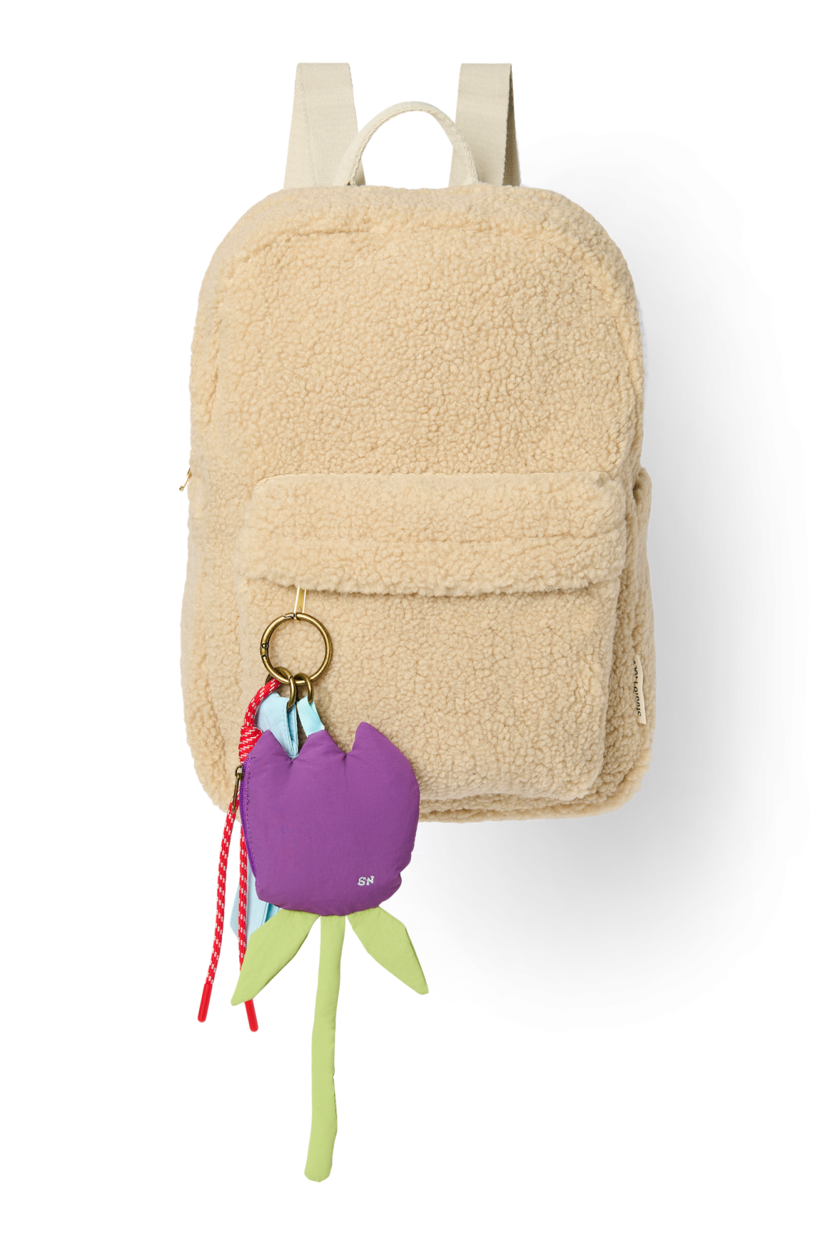 Studio Noos Bag Charm Taschenanhänger Tulpe Lila