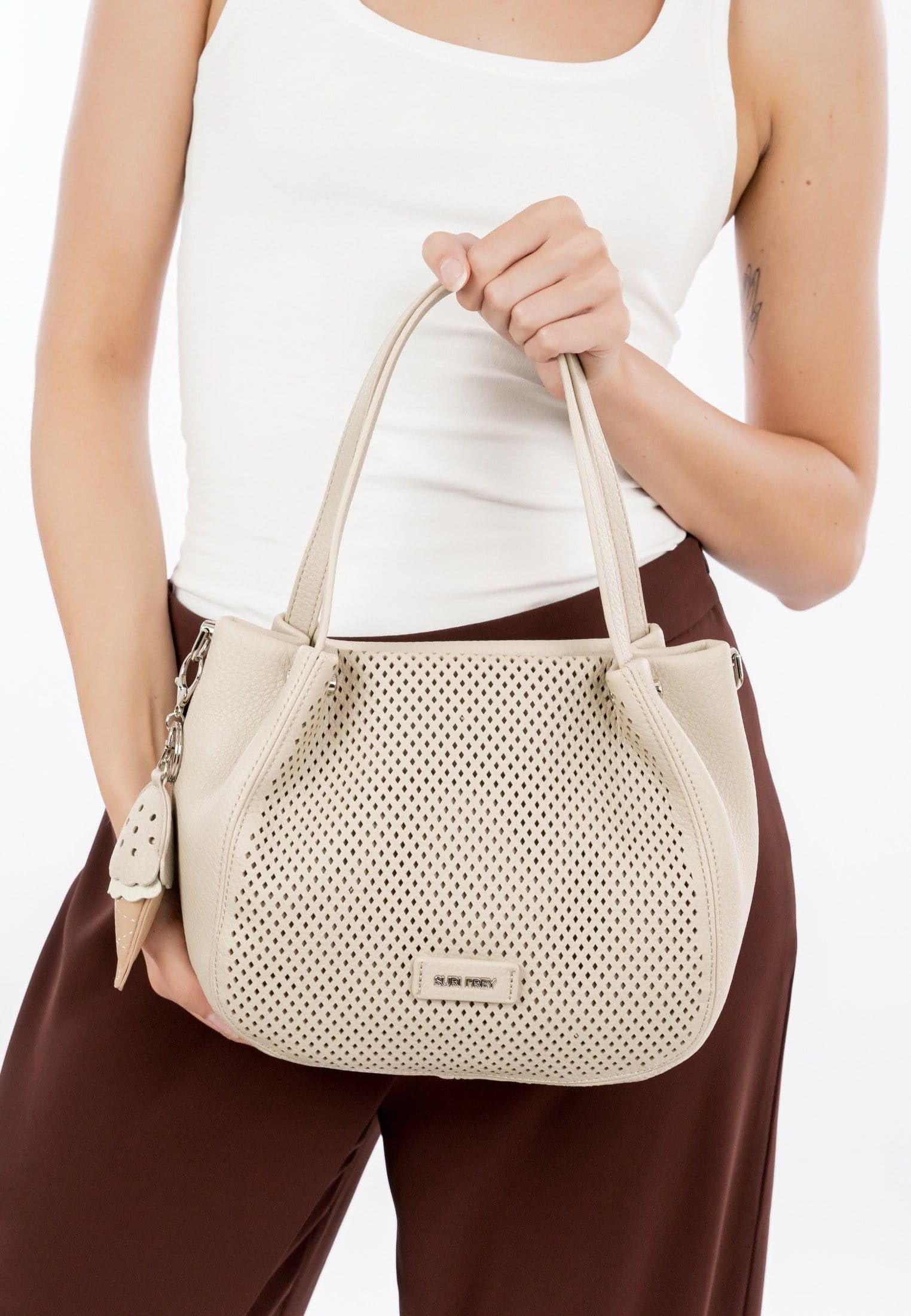 SURI FREY Cilly Cityshopper S Beige perforiert