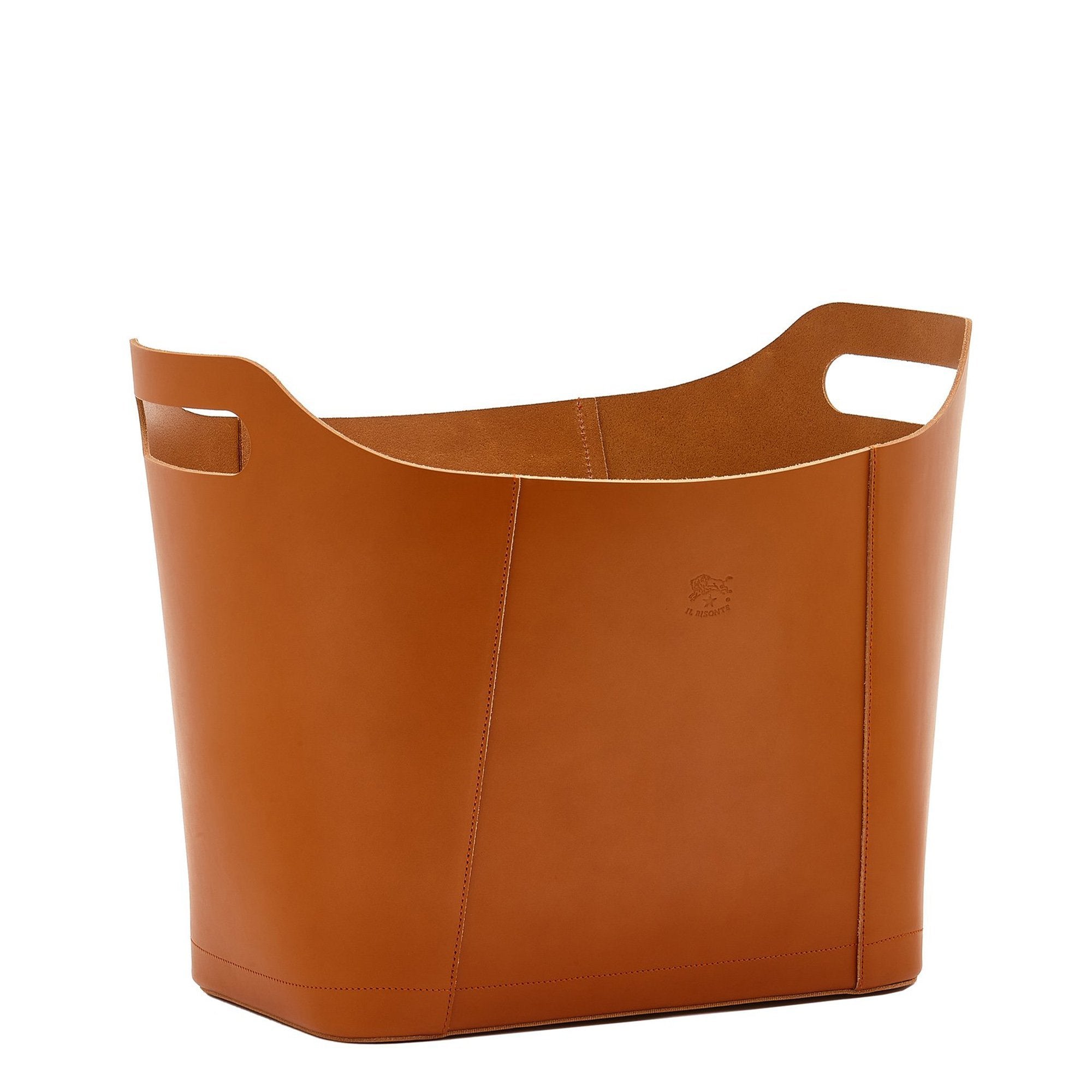 Il Bisonte Home Zeitschriftenhalter Vollleder caramel