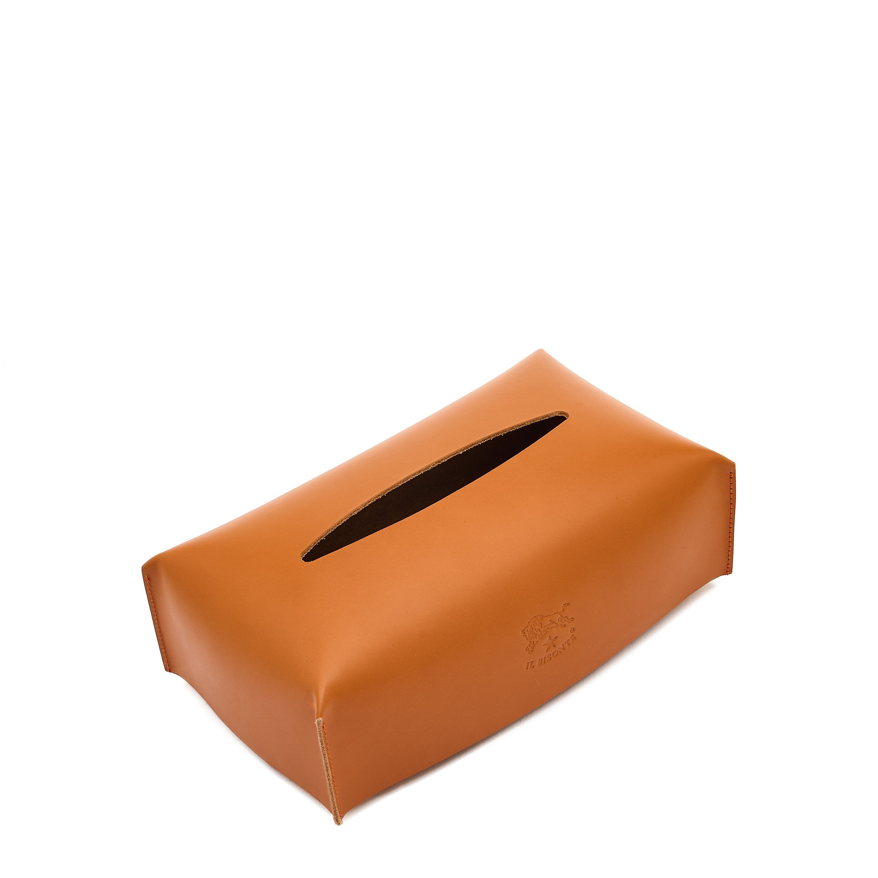 Il Bisonte Home Taschentuchbox Vollleder Caramel