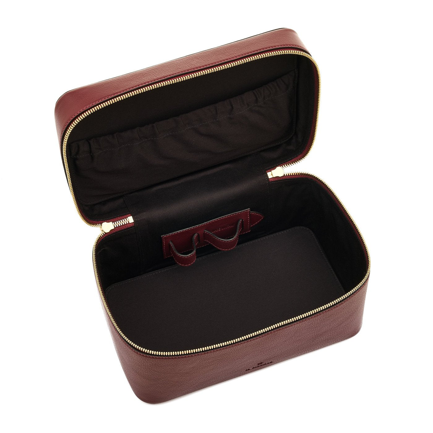 Il Bisonte Musa Beautycase Kirschrot Vollleder