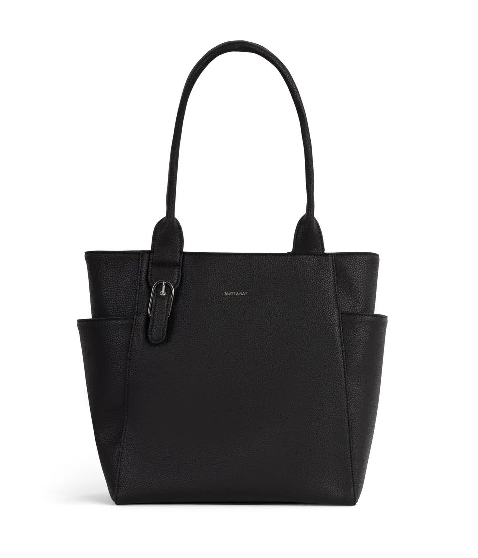 Matt & Nat Grain Iona Tote Schwarz 58% Recycling