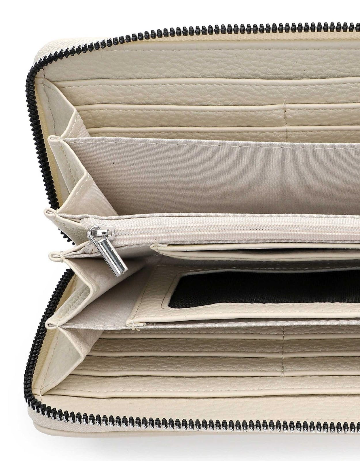 SURI FREY SFY Tiffy Zip Around Wallet Geldbörse Ecru 19 cm