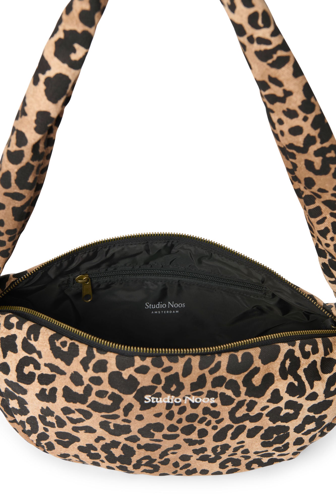 Studio Noos Cotton Mini Cross Body Umhängetasche Brown Leopard