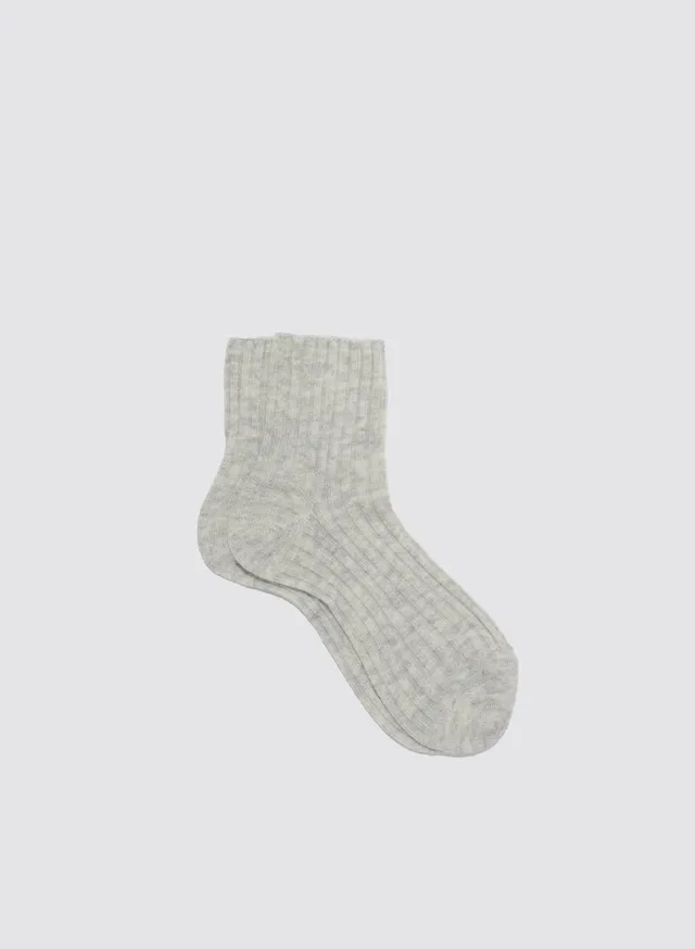 Maria la Rosa WS011UN0203 Socken Hellgrau Cashmere