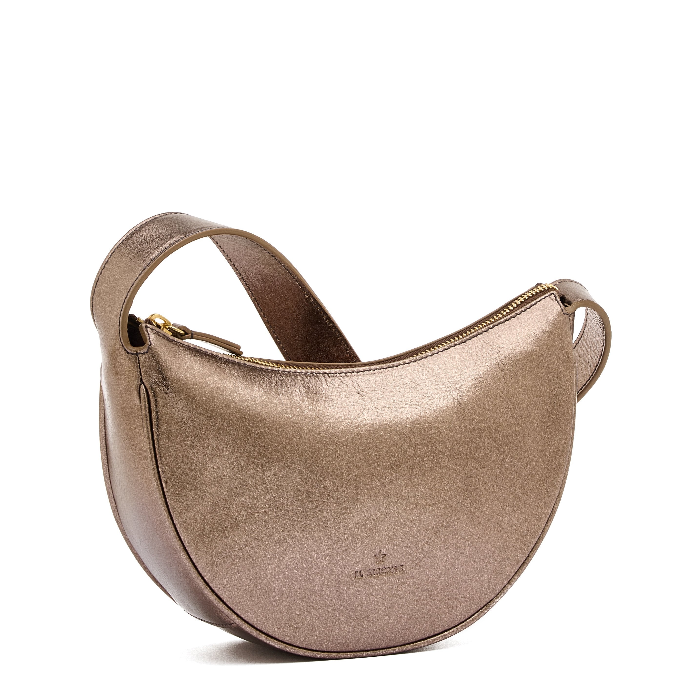 Il Bisonte Oliveta Hobo Bronzemetallic Vollleder