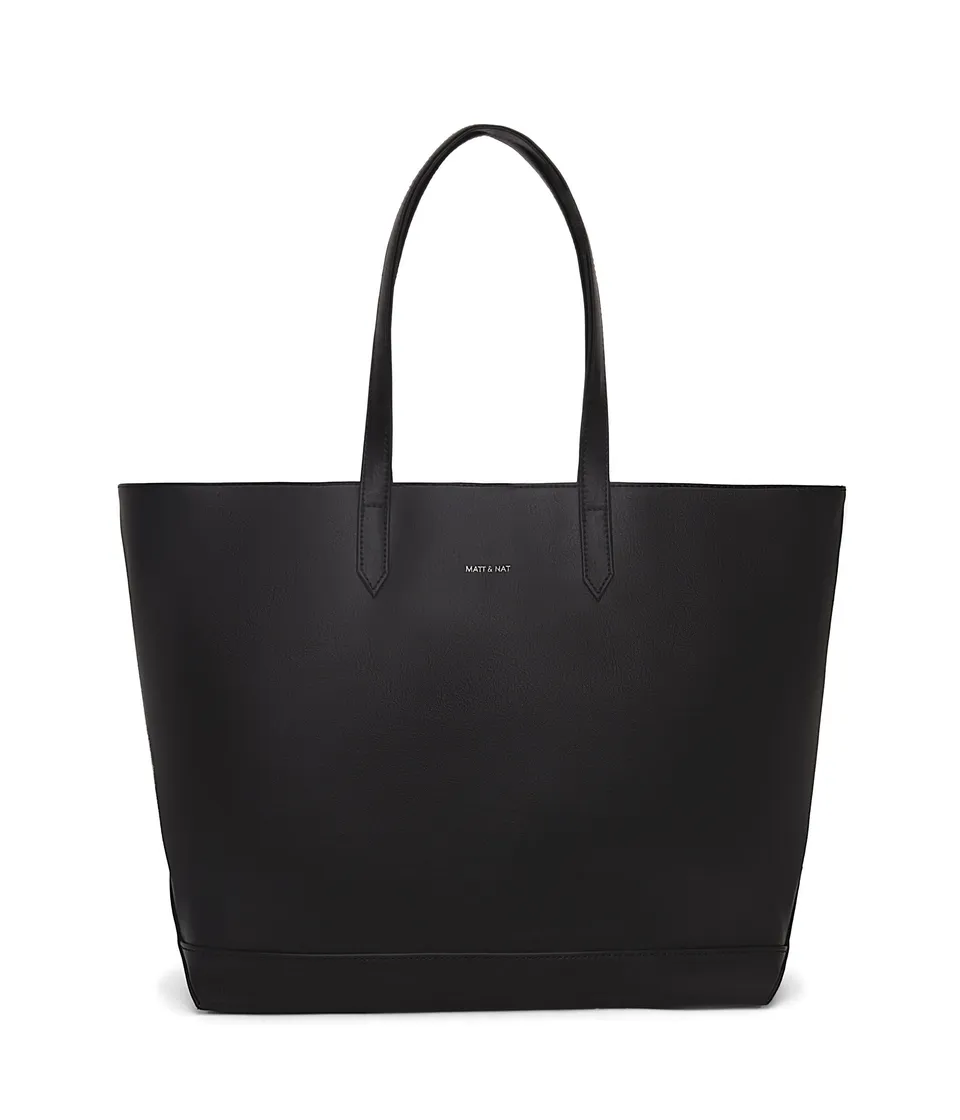 Matt & Nat Schlepp Shopper Schwarz recycelt