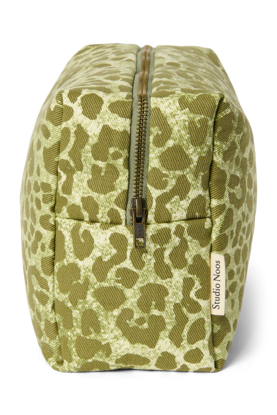Studio Noos Cotton Kulturtasche Green Leopard Baumwolle