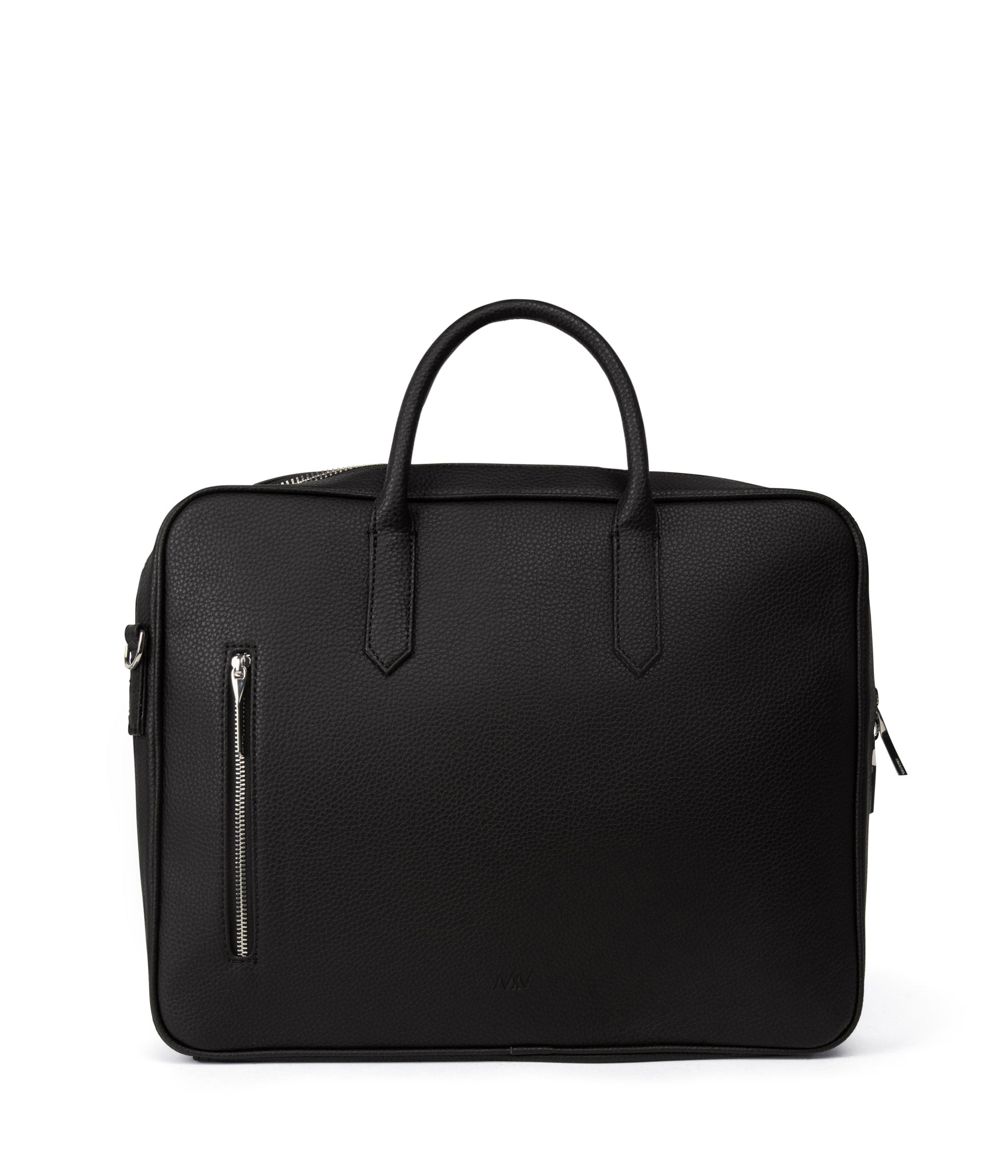 Matt & Nat ELON Grain Aktentasche schwarz vegan