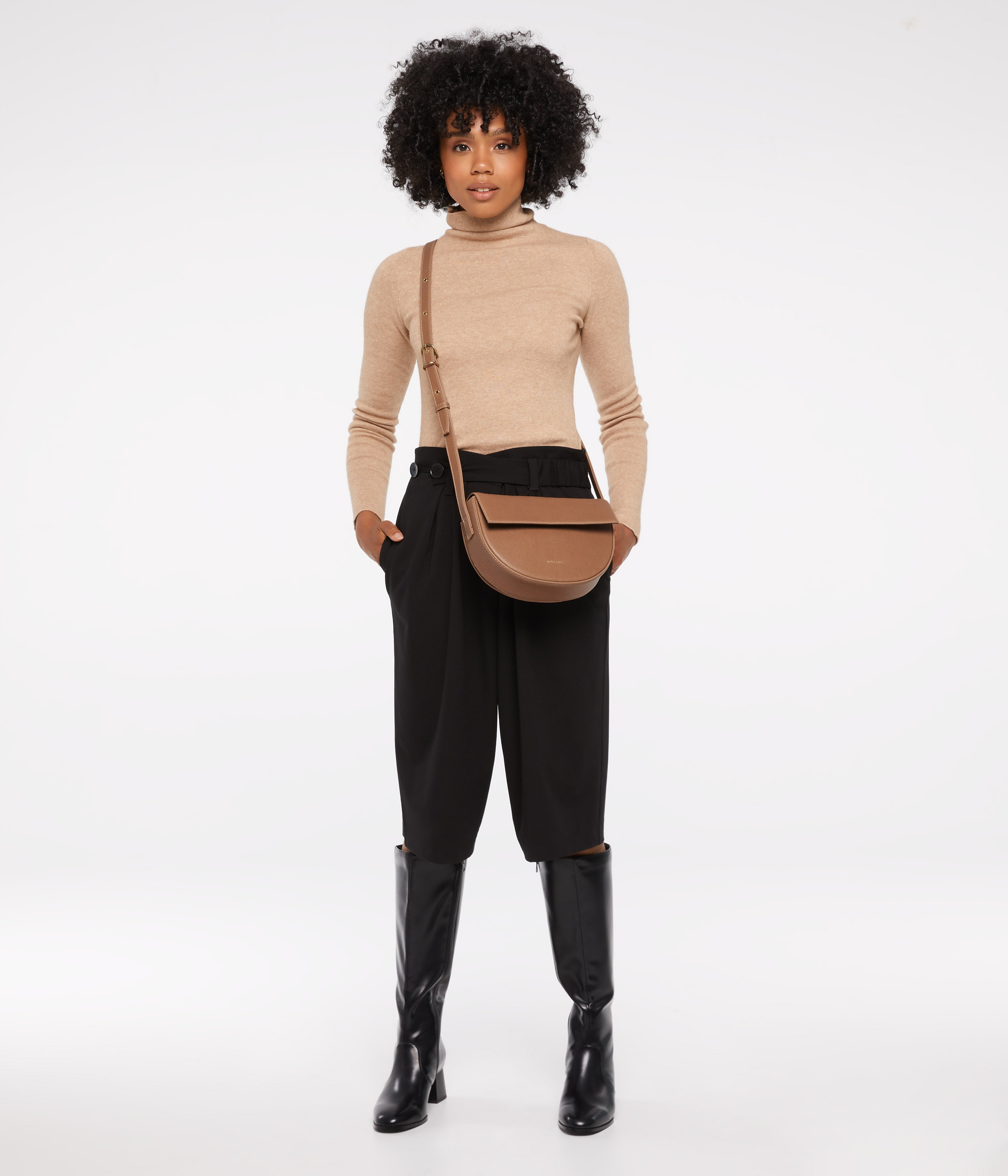 Matt & Nat Rith Satteltasche Black vegan