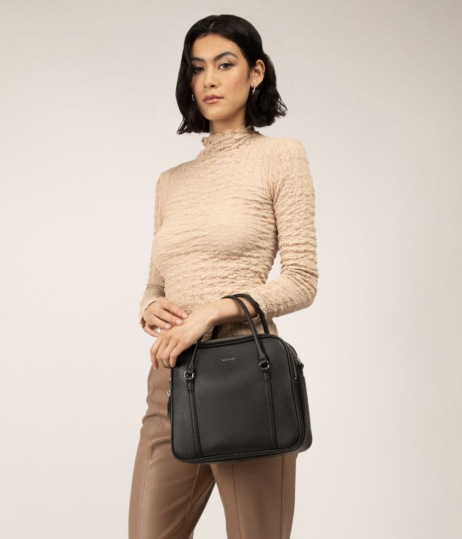 Matt & Nat Purity SABBILG Handtasche Schwarz vegan