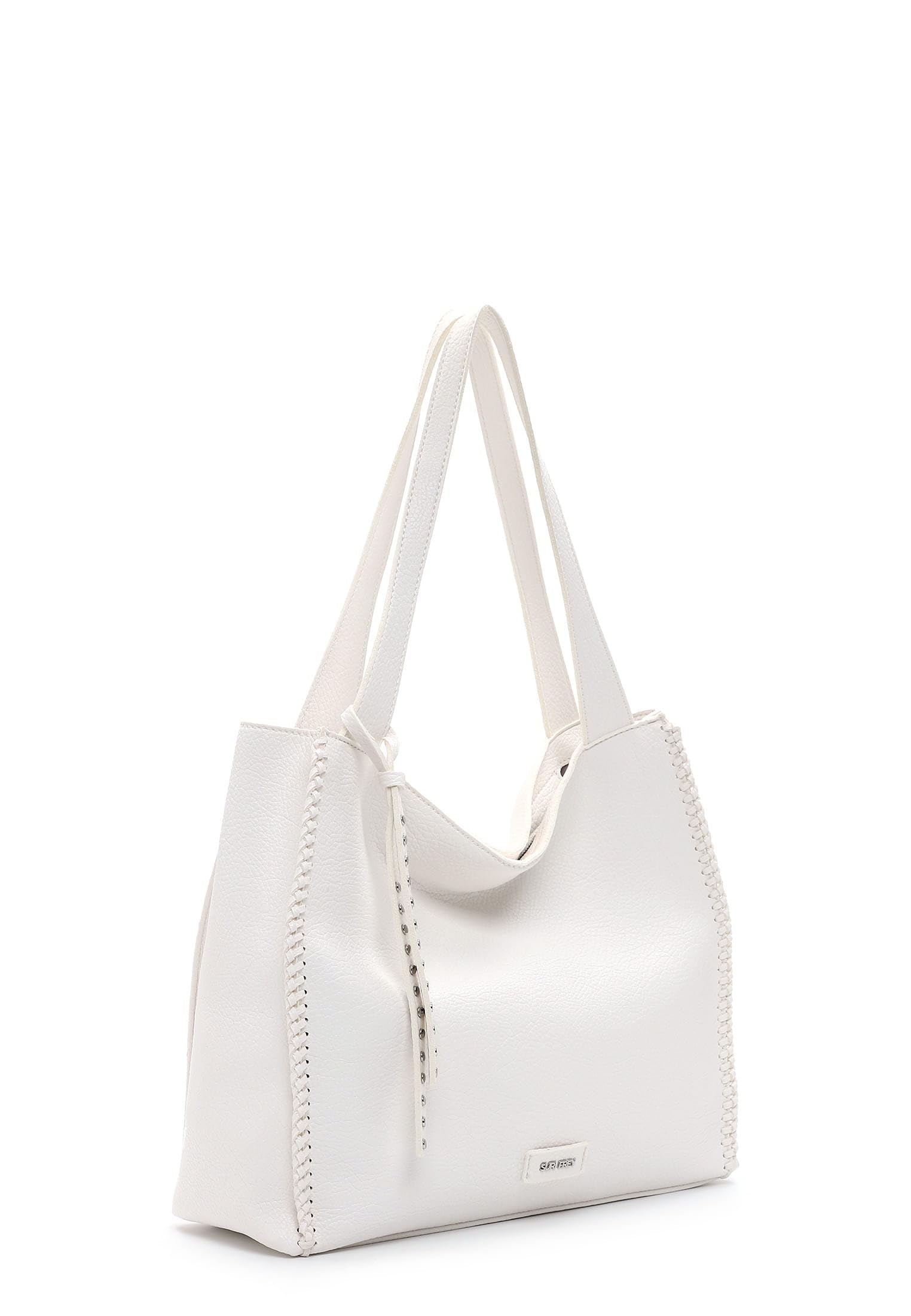 SURI FREY Franzy Cityshopper M Schultertasche Weiß A4