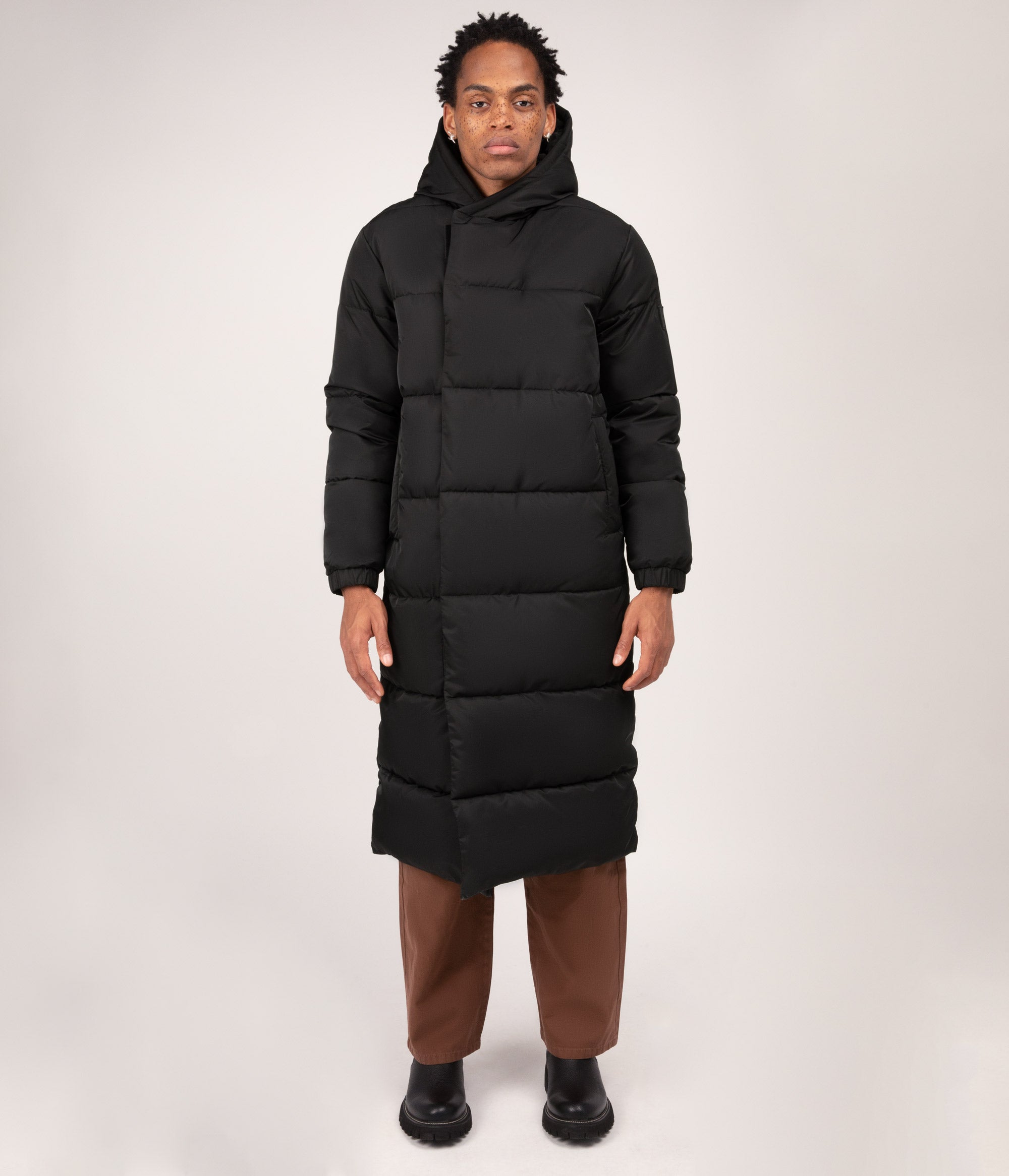 Matt & Nat Bertan Puffermantel Schwarz Gr. M -25 Grad