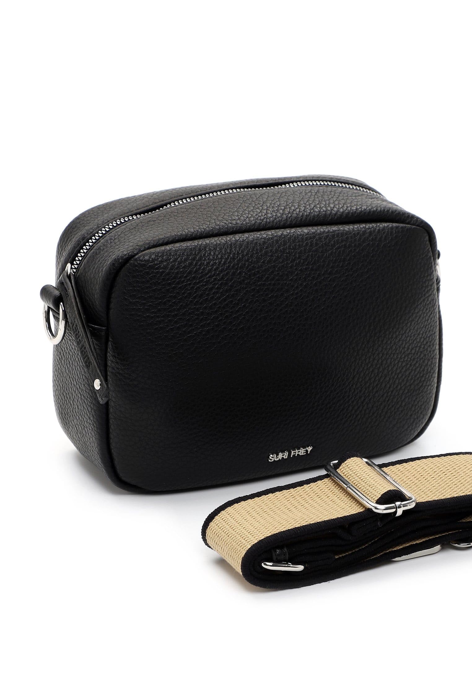 SURI FREY Hanny Shoulderbag Umhängetasche Black vegan