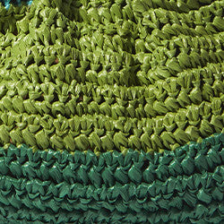 Maria la Rosa Layers Clutch Grün Crochet Kette