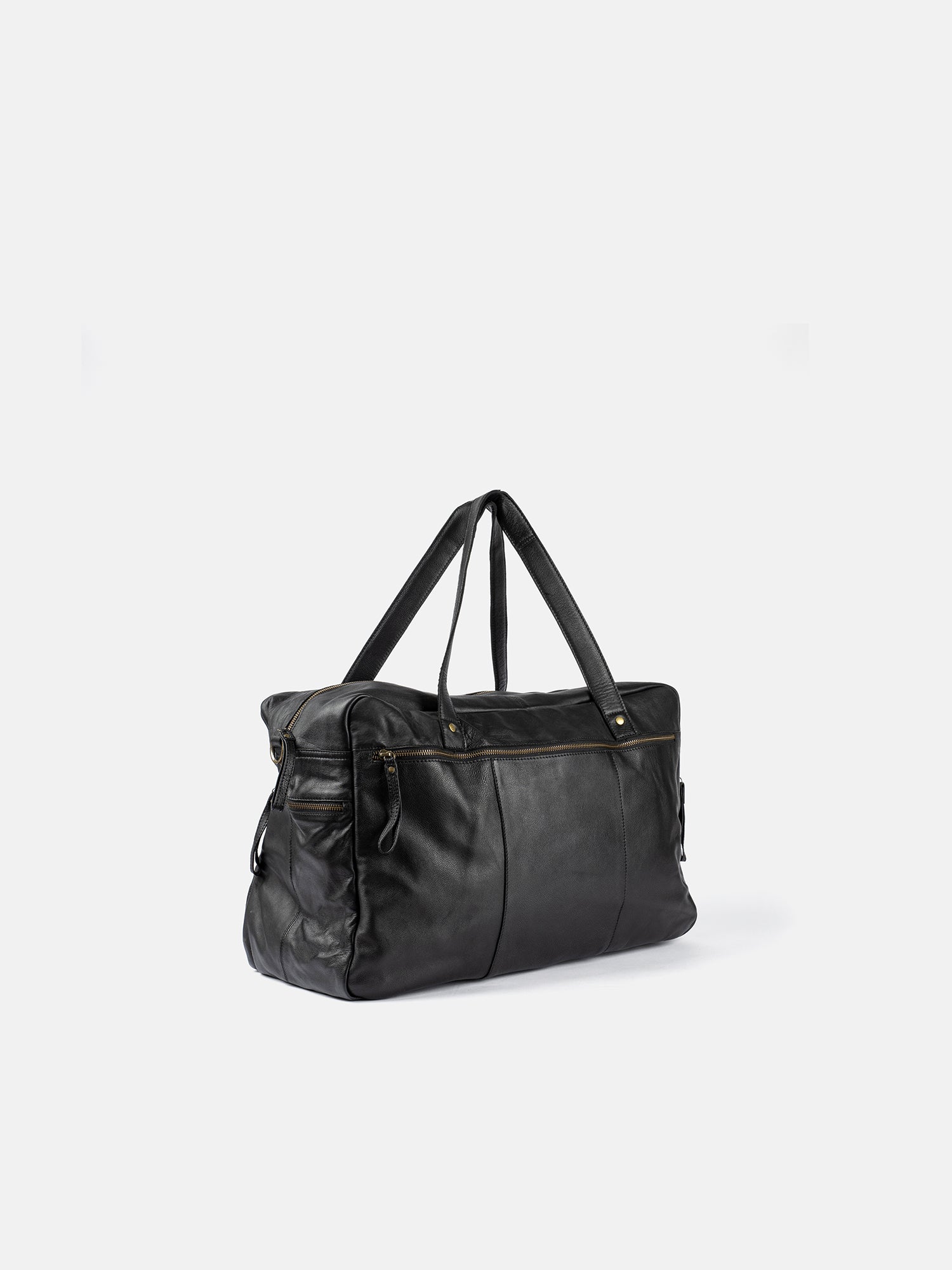 RE:DESIGNED Signe Urban 4959 Weekender Schwarz Vollleder