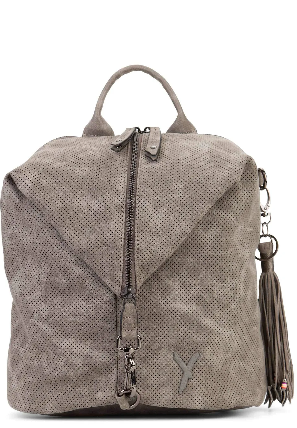 SURI FREY Romy Basic City Rucksack M Dunkelgrau Vegan
