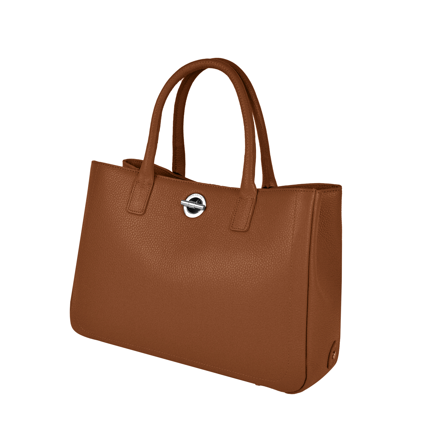 Lamarthe Paris Handtasche Vollleder cognac