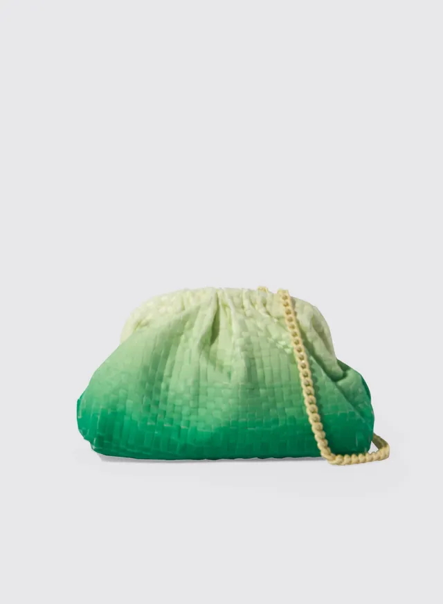 Maria la Rosa Sunset Clutch Grün Kette