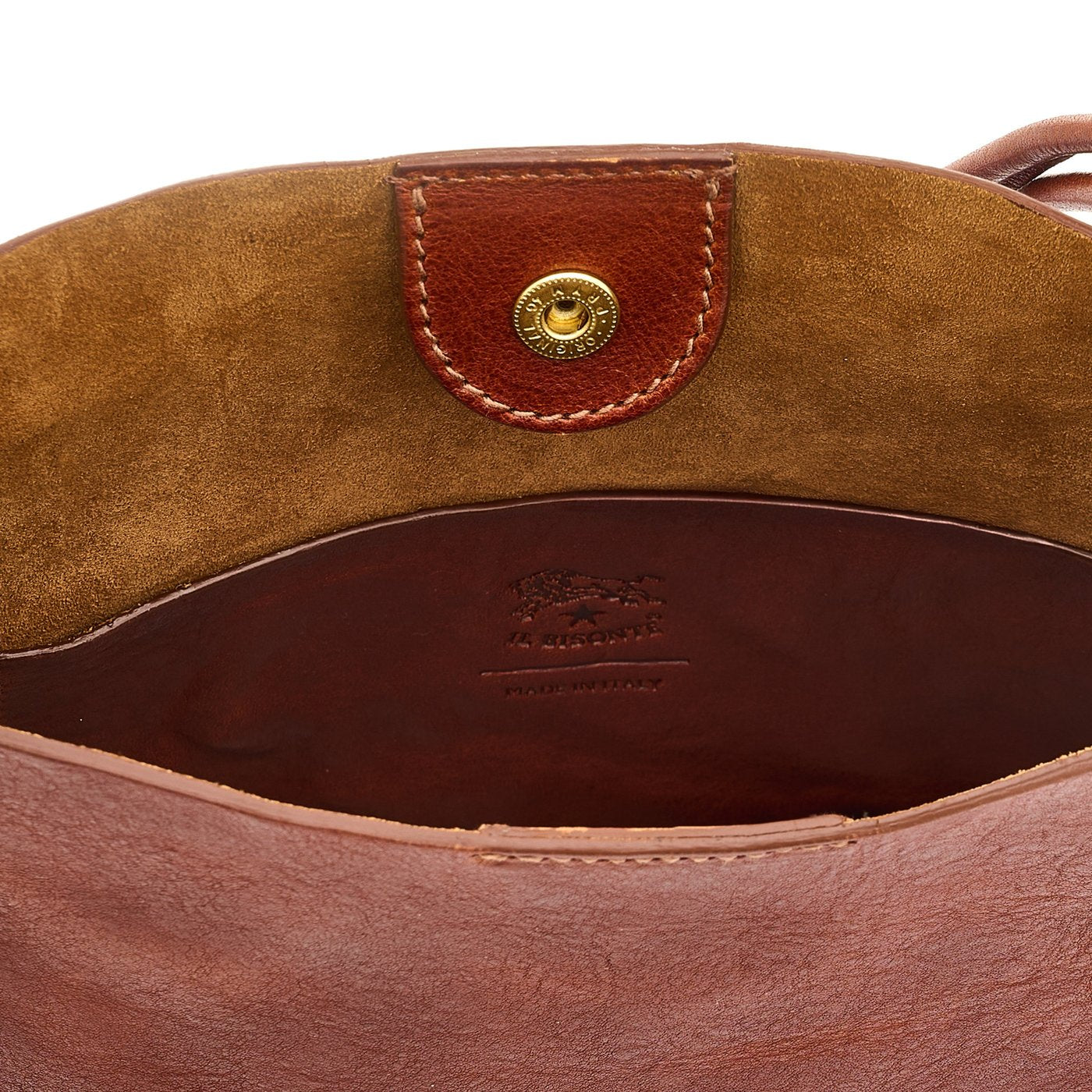 Il Bisonte Snodo Schultertasche Sepia Vollleder