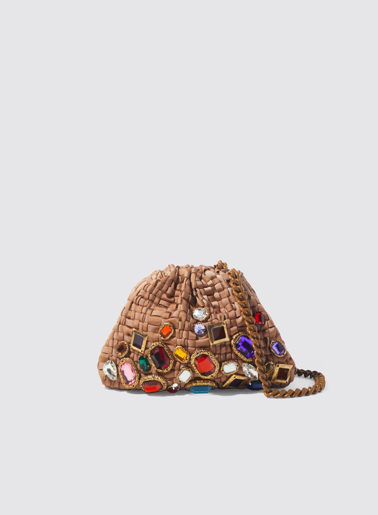 Maria la Rosa Mosaic Mini Bag Fuchsia Handtasche