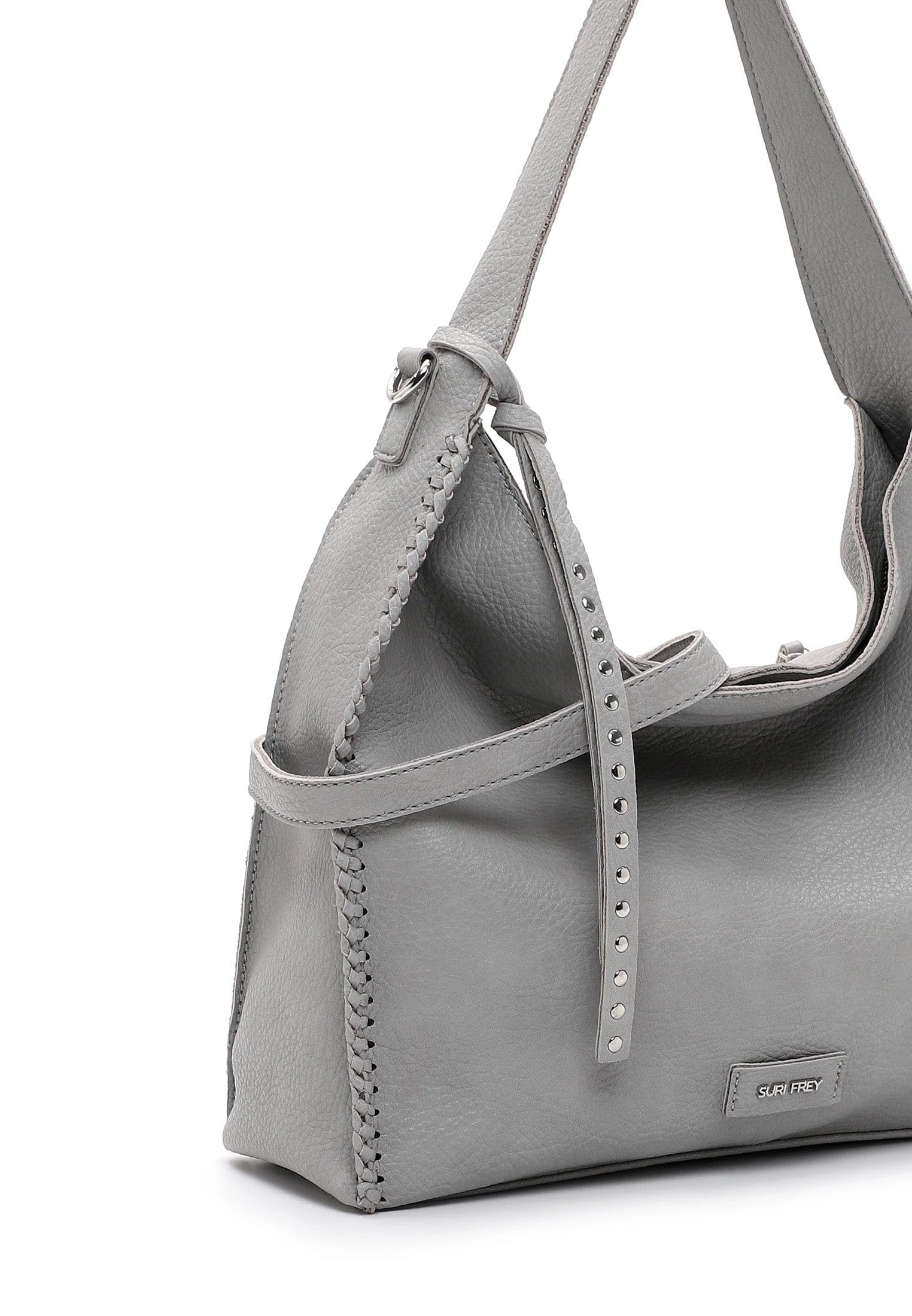 SURI FREY Franzy Hobo Bag M Schultertasche Lightgrey