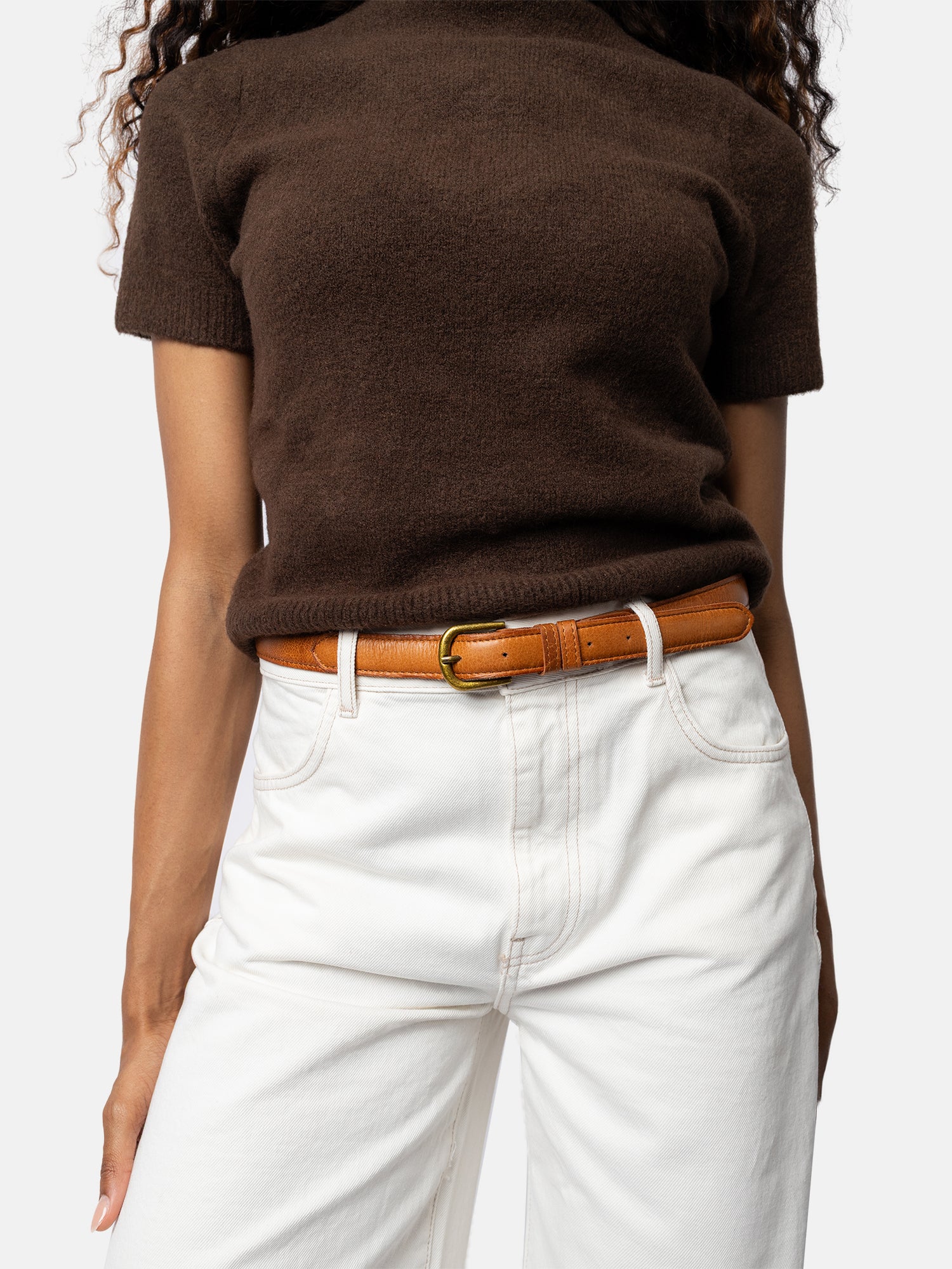RE:DESIGNED Hyas 5569 Gürtel Burned Tan Leder