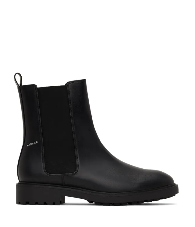 Matt & Nat Idina Chelsea Boots Schwarz vegan 38