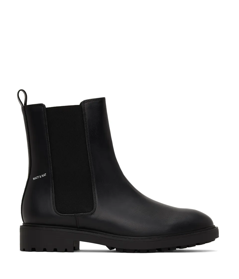 Matt & Nat Idina Chelsea Boots Schwarz vegan 38