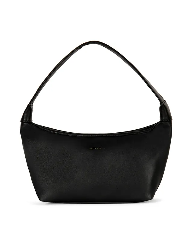 Matt & Nat Kat Schultertasche schwarz vegan