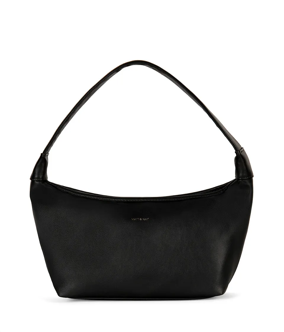 Matt & Nat Kat Schultertasche schwarz vegan