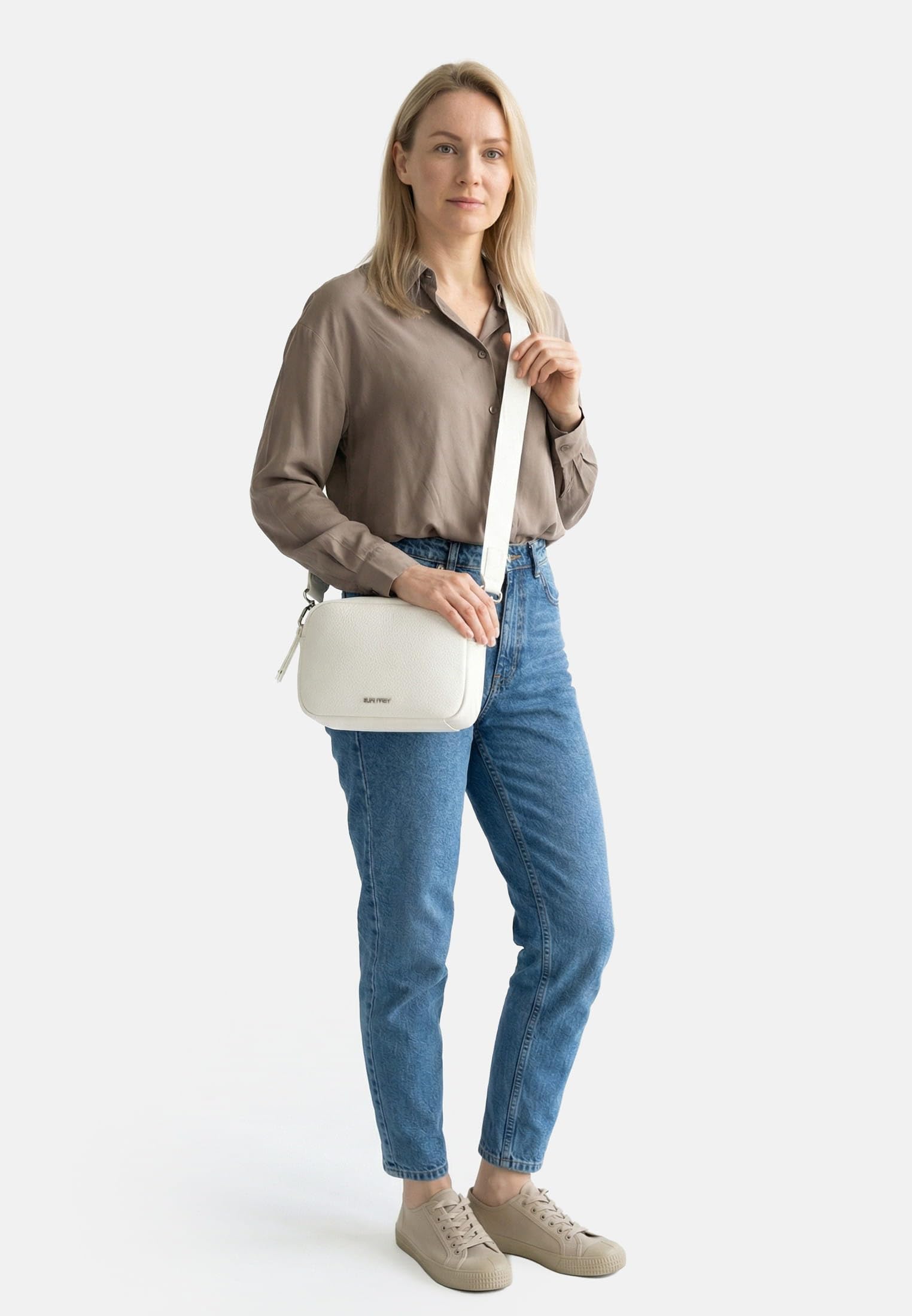 SURI FREY Jenny Crossbody Bag Umhängetasche weiß