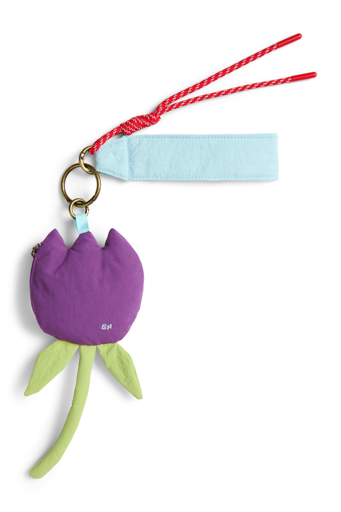 Studio Noos Bag Charm Taschenanhänger Tulpe Lila