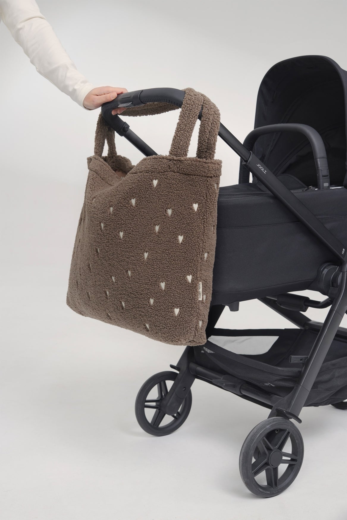 Studio Noos Teddy Mom Bag Wickeltasche Brown Hearts