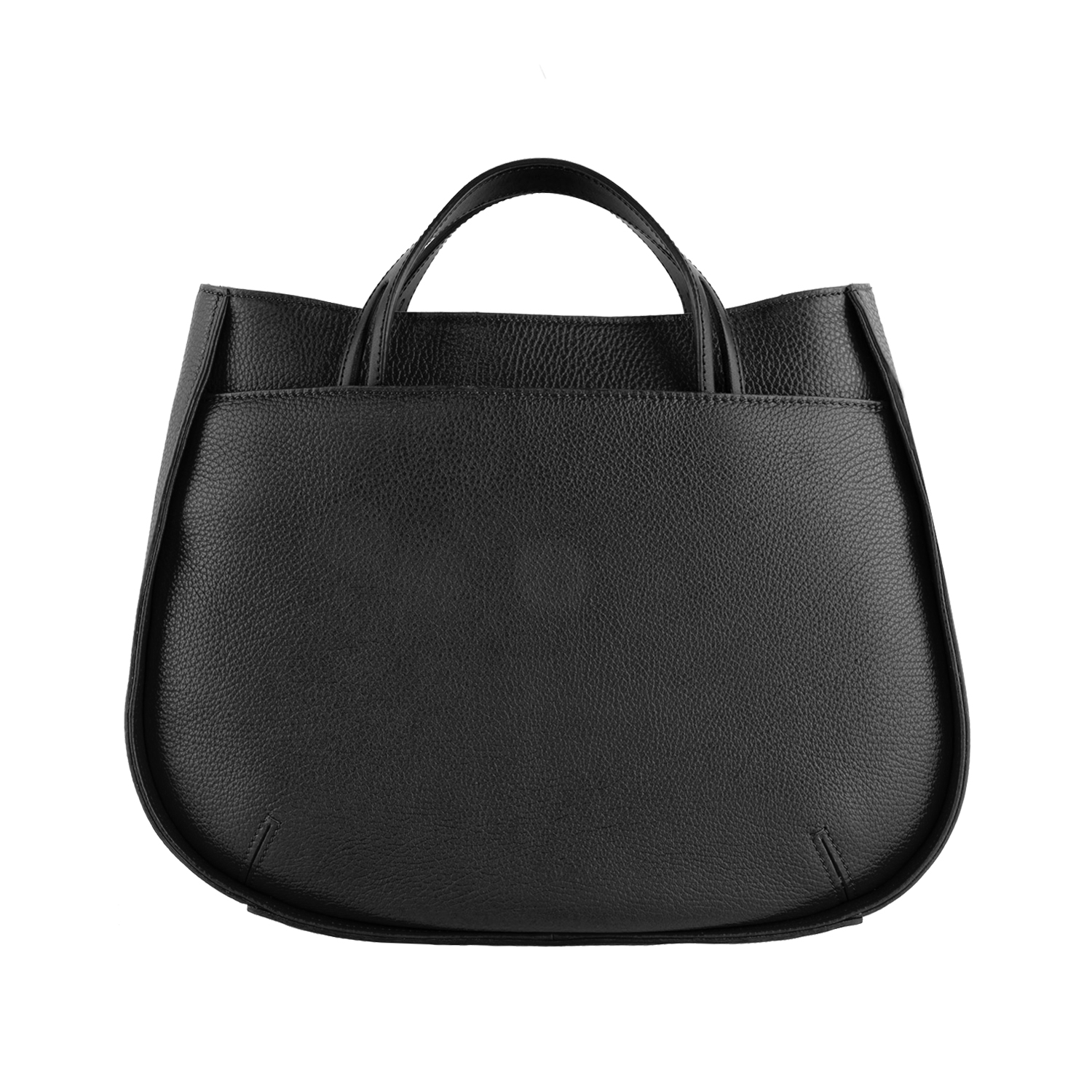 Lamarthe Fidèle M Handtasche Schwarz Vollleder