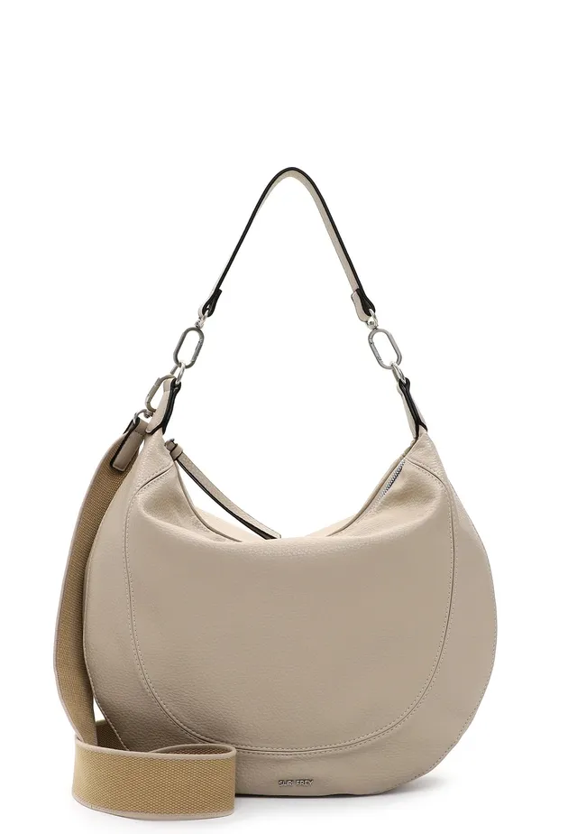 SURI FREY Kimberly Schultertasche Beige groß
