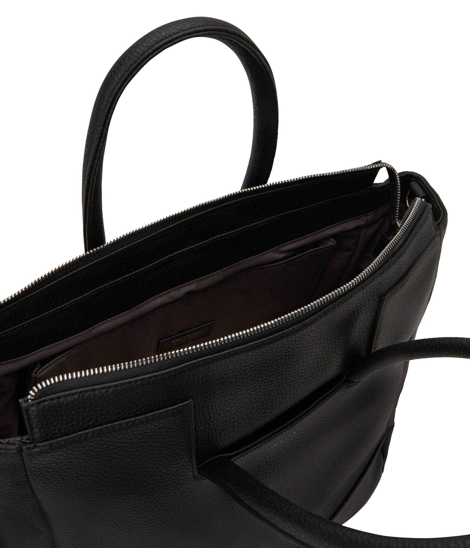 Matt & Nat Purity Percio Wickeltasche Schwarz groß